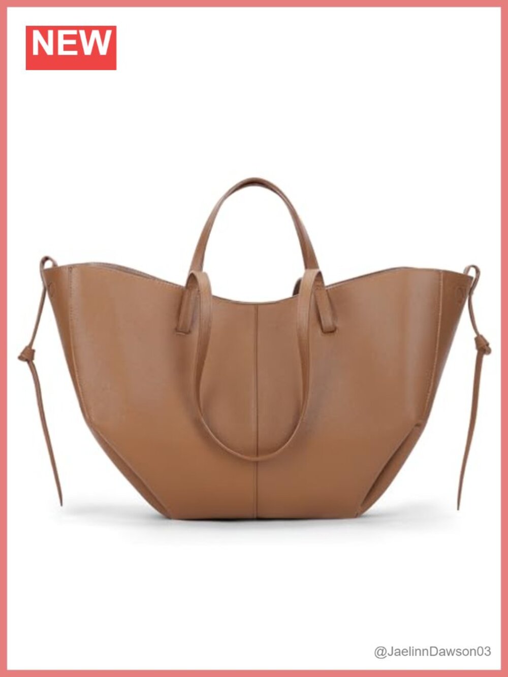 Faux Leather Tote Bag Women Work Handbag Shoulder Purse Magnetic Closure